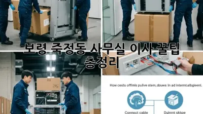 보령 죽정동 사무실 이사, 꿀팁 총정리!
